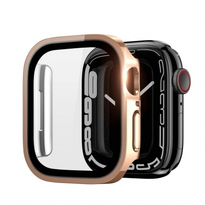 LCD apsauginis stikliukas / dėklas Dux Ducis Hamo Apple Watch 40mm rožinis LCD apsauginis stikliukas / dėklas Dux Ducis Hamo Apple Watch 40mm rožinis