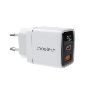 Įkroviklis Choetech PD6052 35W USB-C / USB-A baltas