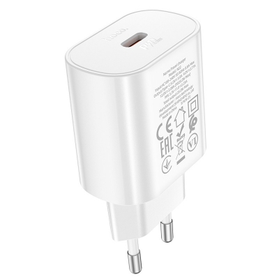 Įkroviklis Hoco N22 25W USB-C baltas Įkroviklis Hoco N22 25W USB-C baltas
