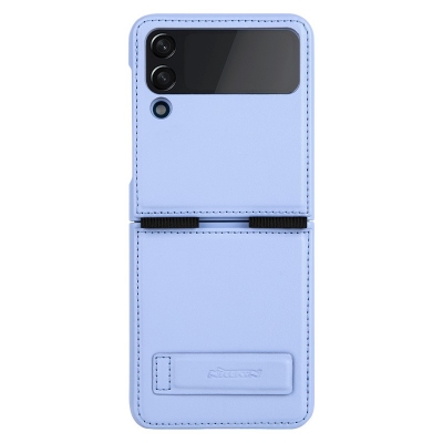 Dėklas Nillkin Qin Leather (Plain Leather) Samsung F711 Z Flip3 5G violetinis Dėklas Nillkin Qin Leather (Plain Leather) Samsung F711 Z Flip3 5G violetinis