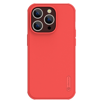 Dėklas Nillkin Super Frosted Shield Pro Apple iPhone 15 Pro Max raudonas Dėklas Nillkin Super Frosted Shield Pro Apple iPhone 15 Pro Max raudonas