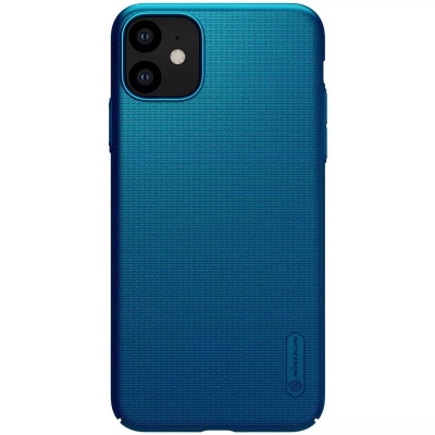 Dėklas Nillkin Super Frosted Shield Xiaomi Redmi Note 12 / Note 12 4G mėlynas Dėklas Nillkin Super Frosted Shield Xiaomi Redmi Note 12 / Note 12 4G mėlynas