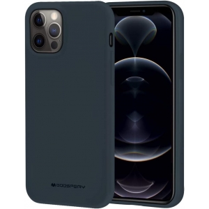 Dėklas Mercury Soft Jelly Case Apple iPhone 14 Pro tamsiai mėlynas