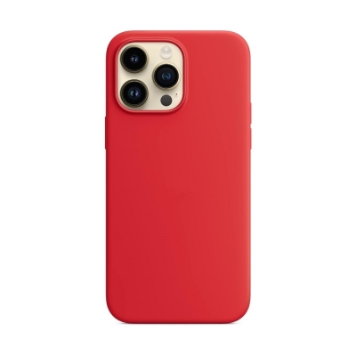 Dėklas Mag Silicone Case Apple iPhone 13 raudonas Dėklas Mag Silicone Case Apple iPhone 13 raudonas