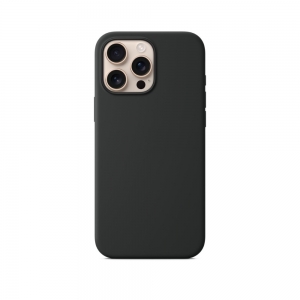 Dėklas Mag Silicone Case Apple iPhone 16 Plus juodas