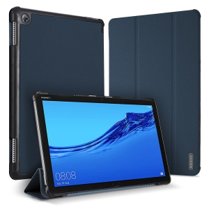 Dėklas Dux Ducis Domo Samsung T870 / T875 Tab S7 11.0 / X700 / X706 Tab S8 tamsiai mėlynas