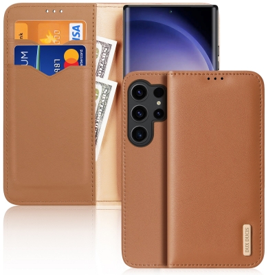 Dėklas Dux Ducis Hivo Samsung S928 S24 Ultra rudas Dėklas Dux Ducis Hivo Samsung S928 S24 Ultra rudas