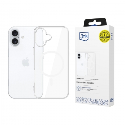 Dėklas 3mk Clear MagCase Apple iPhone 16 Dėklas 3mk Clear MagCase Apple iPhone 16