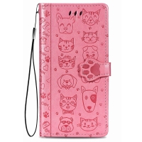 Dėklas Cat-Dog Samsung A155 A15 4G / A156 A15 5G rožinis