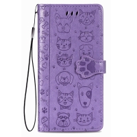 Dėklas Cat-Dog Samsung A155 A15 4G / A156 A15 5G violetinis