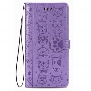 Dėklas Cat-Dog Samsung A155 A15 4G / A156 A15 5G violetinis