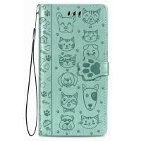 Dėklas Cat-Dog Samsung A155 A15 4G / A156 A15 5G žalias