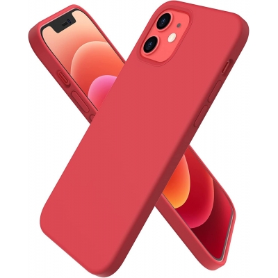 Dėklas Liquid Silicone 1.5mm Apple iPhone 15 Pro raudonas Dėklas Liquid Silicone 1.5mm Apple iPhone 15 Pro raudonas