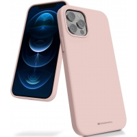 Dėklas Mercury Silicone Case Apple iPhone 16 Pro Max rožinio smėlio