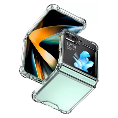 Dėklas Mercury Super Protect Samsung F741 Z Flip6 skaidrus Dėklas Mercury Super Protect Samsung F741 Z Flip6 skaidrus