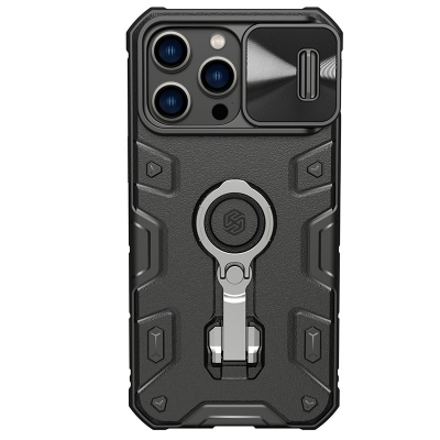 Dėklas Nillkin CamShield Armor Pro Apple iPhone 14 Pro Max juodas Dėklas Nillkin CamShield Armor Pro Apple iPhone 14 Pro Max juodas