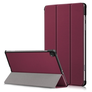 Dėklas Reach Smart Leather Samsung X210 / X215 / X216 Tab A9 Plus 11.0 / X230 / X235 / X236 Tab A11 Plus 11.0 tamsiai raudonas
