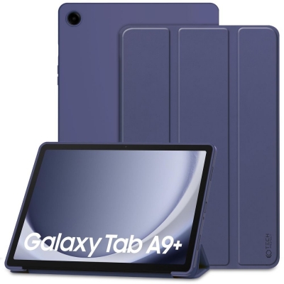 Dėklas Tech-Protect SmartCase Samsung X210 / X215 / X216 Tab A9 Plus 11.0 mėlynas