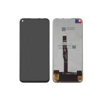 Ekranas Huawei P40 Lite / Nova 6 SE / P20 Lite 2019 / Nova 5i su lietimui jautriu stikliuku juodas