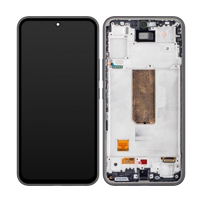 Ekranas Samsung A546 A54 5G su lietimui jautriu stikliuku ir rėmeliu originalus Awesome Graphite (assembled service pack) Ekranas Samsung A546 A54 5G su lietimui jautriu stikliuku ir rėmeliu originalus Awesome Graphite (assembled service pack)