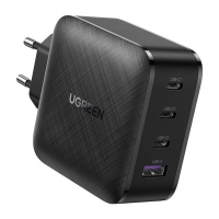 Įkroviklis Ugreen CD224 65W GaN 3xUSB-C / USB-A juodas