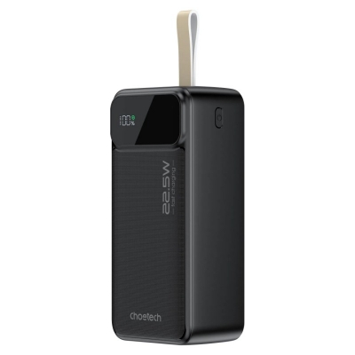 Išorinė baterija Power Bank Choetech B731 22.5W 40000mAh juoda Išorinė baterija Power Bank Choetech B731 22.5W 40000mAh juoda
