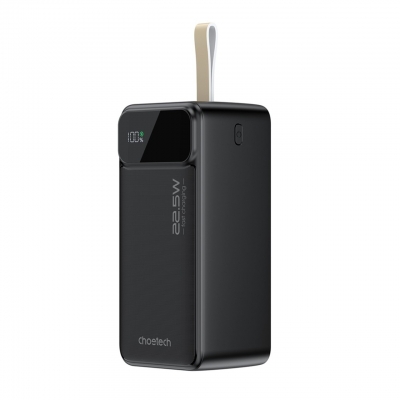 Išorinė baterija Power Bank Choetech B732 22.5W 50000mAh juoda Išorinė baterija Power Bank Choetech B732 22.5W 50000mAh juoda