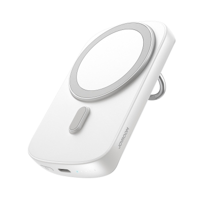 Išorinė baterija Power Bank Joyroom JR-W030 20W Magnetic Wireless 6000mAh balta Išorinė baterija Power Bank Joyroom JR-W030 20W Magnetic Wireless 6000mAh balta