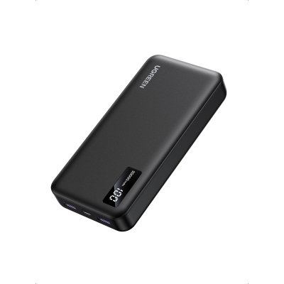 Išorinė baterija Power Bank Ugreen PB313 20W 20000mAh (25683) juoda Išorinė baterija Power Bank Ugreen PB313 20W 20000mAh (25683) juoda