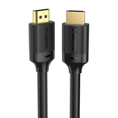Kabelis Choetech XHH-TP20 8K 60Hz HDMI to HDMI 2.0m juodas Kabelis Choetech XHH-TP20 8K 60Hz HDMI to HDMI 2.0m juodas