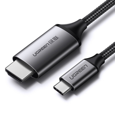 Kabelis Ugreen MM142 USB-C to HDMI 1.5m juodas Kabelis Ugreen MM142 USB-C to HDMI 1.5m juodas