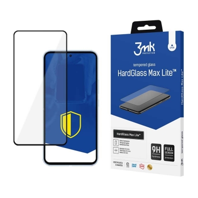 LCD apsauginis stikliukas 3mk Hard Glass Max Lite Samsung A356 A35 5G / A556 A55 5G juodas LCD apsauginis stikliukas 3mk Hard Glass Max Lite Samsung A356 A35 5G / A556 A55 5G juodas