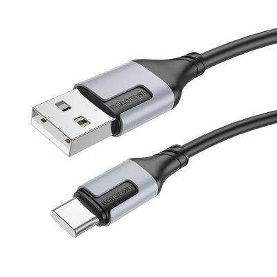 USB kabelis Borofone BX101 USB-A to USB-C 1.0m juodas USB kabelis Borofone BX101 USB-A to USB-C 1.0m juodas