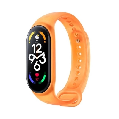 Apyrankė Xiaomi Mi Band 7 / 7 NFC Strap Neon Orange Apyrankė Xiaomi Mi Band 7 / 7 NFC Strap Neon Orange