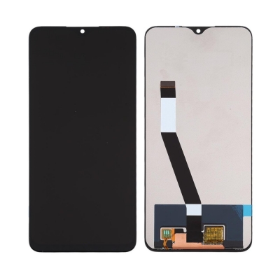 Ekranas Xiaomi Redmi 9 su lietimui jautriu stikliuku juodas HQ Ekranas Xiaomi Redmi 9 su lietimui jautriu stikliuku juodas HQ