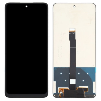 Ekranas Huawei P Smart 2021 / Honor Y7a / Honor 10X Lite su lietimui jautriu stikliuku juodas