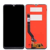 Ekranas Huawei Y7 2019 / Y7 Pro 2019 / Y7 Prime 2019 su lietimui jautriu stikliuku juodas