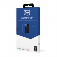 Dėklo ir apsauginio stikliuko rinkinys 3mk ComfortDuo Matt Black Xiaomi Redmi 13C / Poco C65