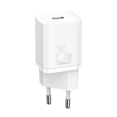 Įkroviklis Baseus Super Si 25W USB-C baltas CCSP020102