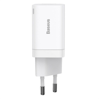 Įkroviklis Baseus Super Si Pro 30W USB-C / USB-A baltas CCSUPP-E02