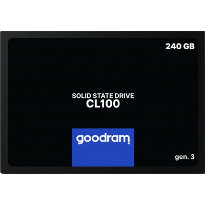 Kietasis diskas SSD Goodram CL100 Gen. 3 240GB SATA lll 2,5 Kietasis diskas SSD Goodram CL100 Gen. 3 240GB SATA lll 2,5