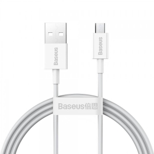 USB kabelis Baseus Superior iš USB į microUSB 2A 1.0m baltas CAMYS-02