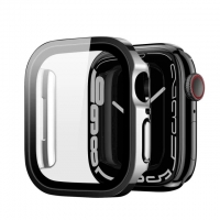 LCD apsauginis stikliukas / dėklas Dux Ducis Hamo Apple Watch 44mm juodas
