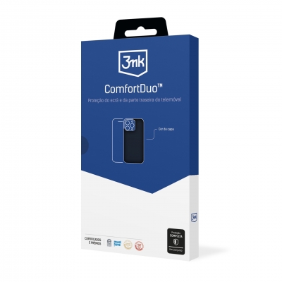 Dėklo ir apsauginio stikliuko rinkinys 3mk ComfortDuo Matt Black Samsung A165 A16 4G / A166 A16 5G Dėklo ir apsauginio stikliuko rinkinys 3mk ComfortDuo Matt Black Samsung A165 A16 4G / A166 A16 5G
