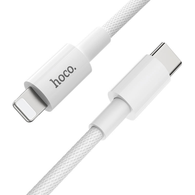 USB kabelis Hoco X56 PD Type-C į Lightning 1.0m baltas USB kabelis Hoco X56 PD Type-C į Lightning 1.0m baltas