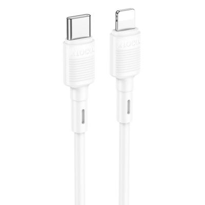 USB kabelis Hoco X83 PD20W Type-C to Lightning 1.0m baltas USB kabelis Hoco X83 PD20W Type-C to Lightning 1.0m baltas