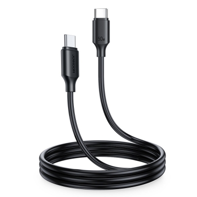 USB kabelis Joyroom S-CC060A9 Type-C to Type-C 60W 1.0m juodas USB kabelis Joyroom S-CC060A9 Type-C to Type-C 60W 1.0m juodas