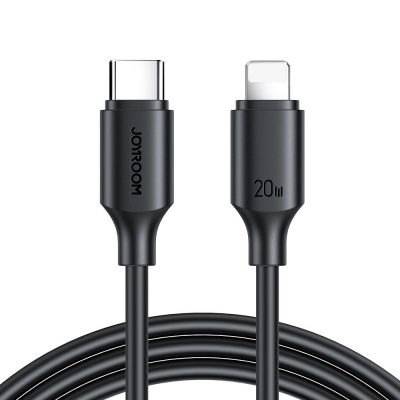 USB kabelis Joyroom S-CL020A9 Type-C to Lightning 20W 1.0m juodas USB kabelis Joyroom S-CL020A9 Type-C to Lightning 20W 1.0m juodas