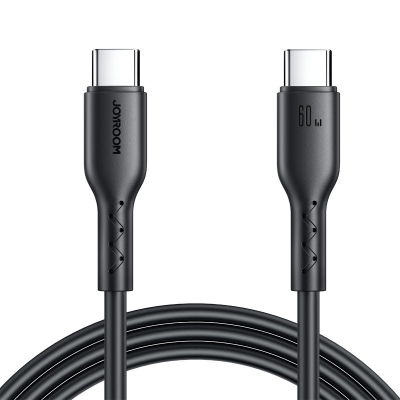USB kabelis Joyroom SA26-CC3 USB-C to USB-C 60W 1.0m juodas USB kabelis Joyroom SA26-CC3 USB-C to USB-C 60W 1.0m juodas