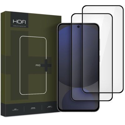 LCD apsauginis stikliukas Hofi Glass Pro+ 2-Pack Samsung S721 S24 FE juodas LCD apsauginis stikliukas Hofi Glass Pro+ 2-Pack Samsung S721 S24 FE juodas